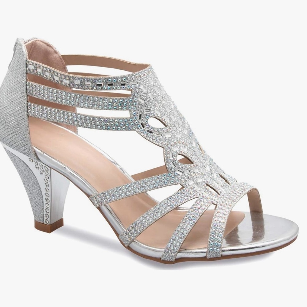 Silver heels